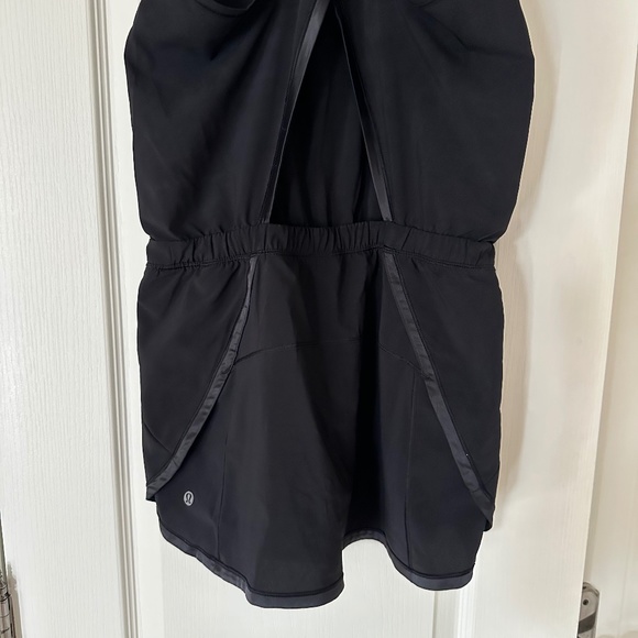 Lululemon Running Onesie, Romper, Tennis Dress, Coverup, Size 4, Black - Picture 6 of 15